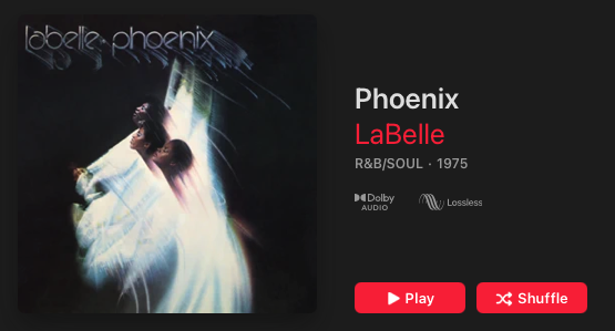 Labelle Phoenix Quad Apple Music