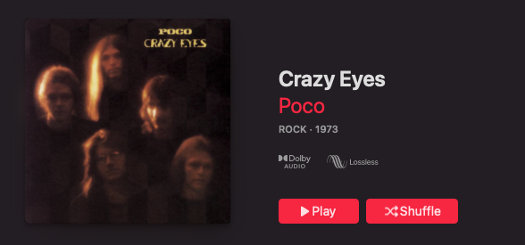 Poco Crazy Eyes Quad Apple Music
