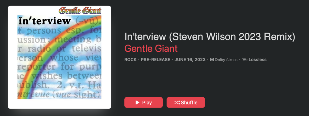 gentle giant interview dolby atmos