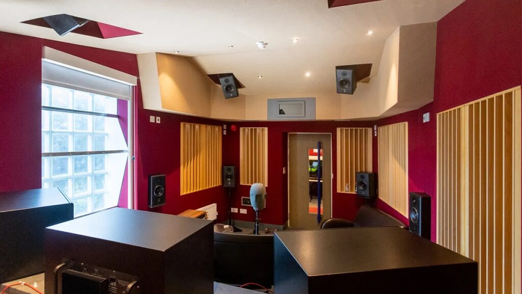 Real World Studio Red Room Dolby Atmos Setup