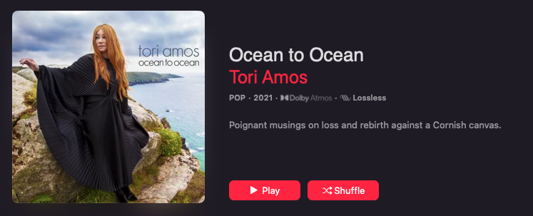 Tori Amos Blu-Ray Atmos