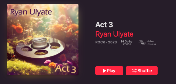Ryan Ulyate Act 3 Dolby Atmos