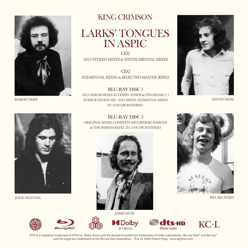 King Crimson Larks 5.1 Atmos