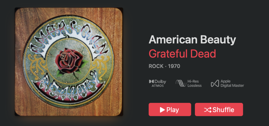 Grateful Dead American Beauty Dolby Atmos Steven Wilson