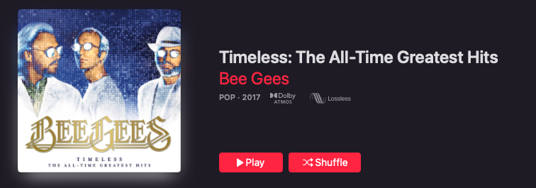 Bee Gees Timeless Dolby Atmos Mix