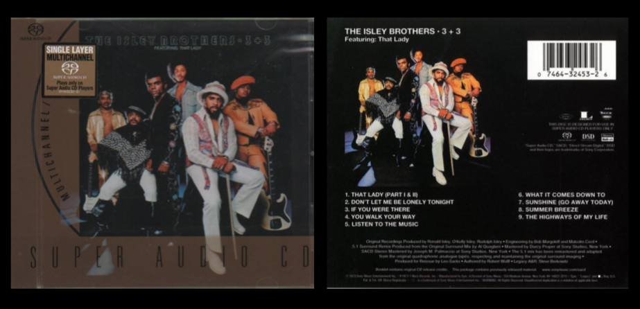 Isley Brothers Quadraphonic SACD Dutton Vocalion IAA